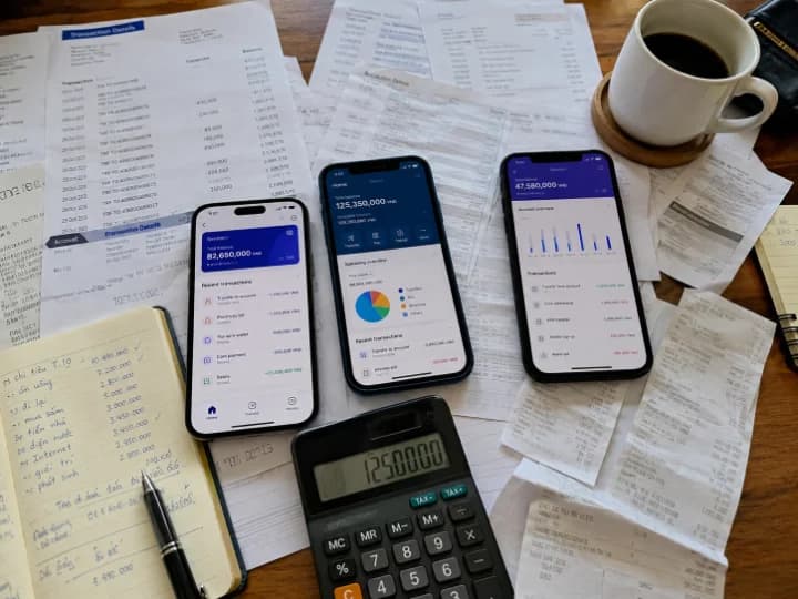 nhiều app ngân hàng, sao kê rối